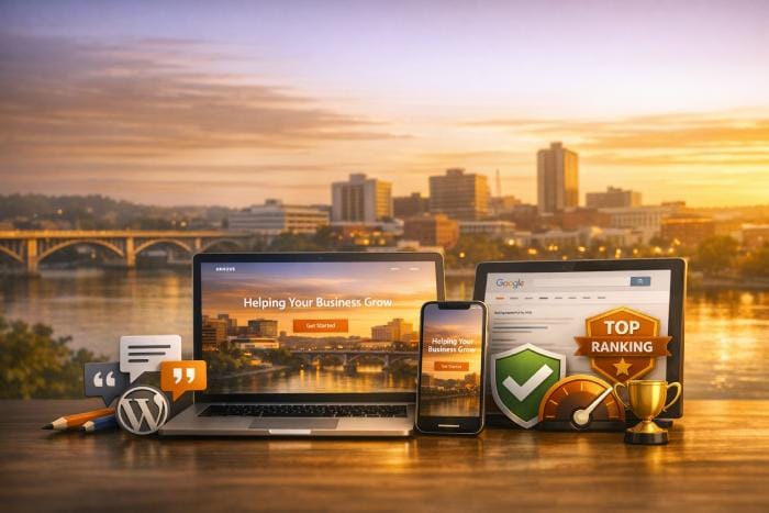 Knoxville TN river with computers